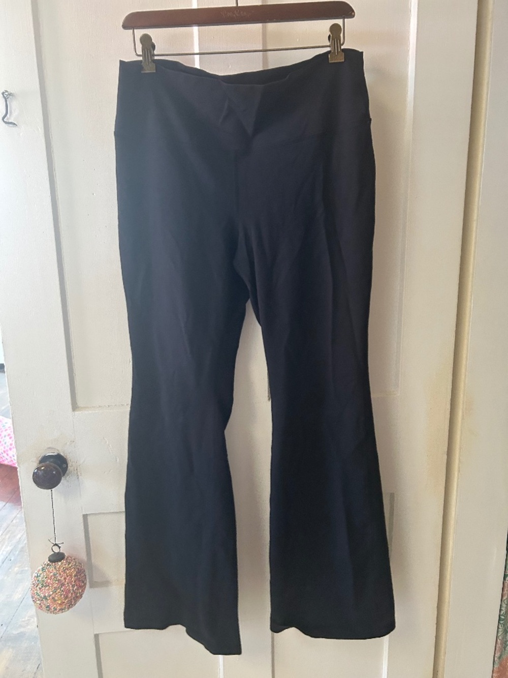 TNA (Aritzia) Flared Black Leggings